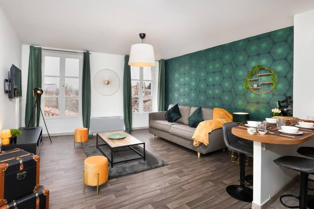 N3 Des Etudes Duplex Hypercentre Wifi Conciergeriedamecarcas Apartment Carcassonne Bagian luar foto