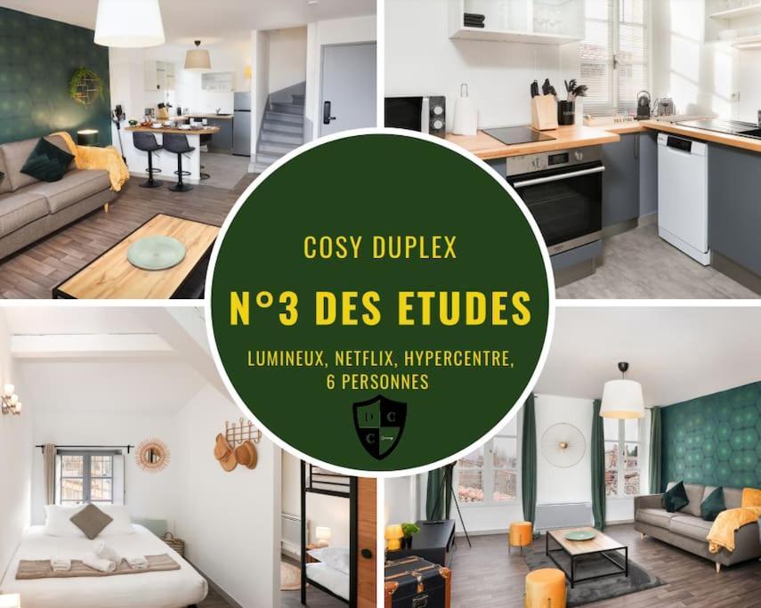 N3 Des Etudes Duplex Hypercentre Wifi Conciergeriedamecarcas Apartment Carcassonne Bagian luar foto